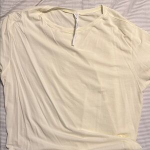 Yellow Lululemon Short Sleeve Top